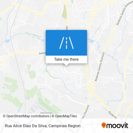 Rua Alice Dias Da Silva map