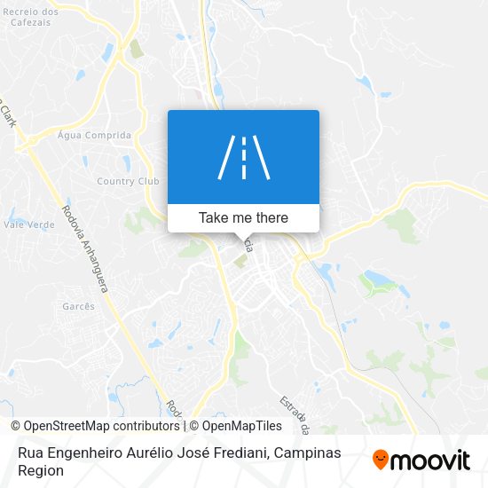 Rua Engenheiro Aurélio José Frediani map