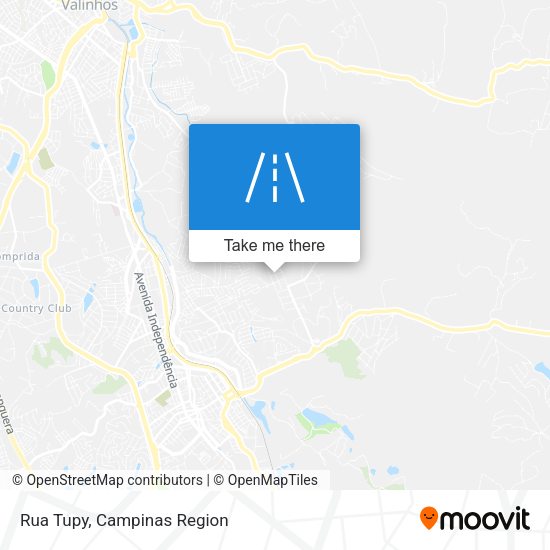 Rua Tupy map