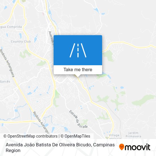 Avenida João Batista De Oliveira Bicudo map