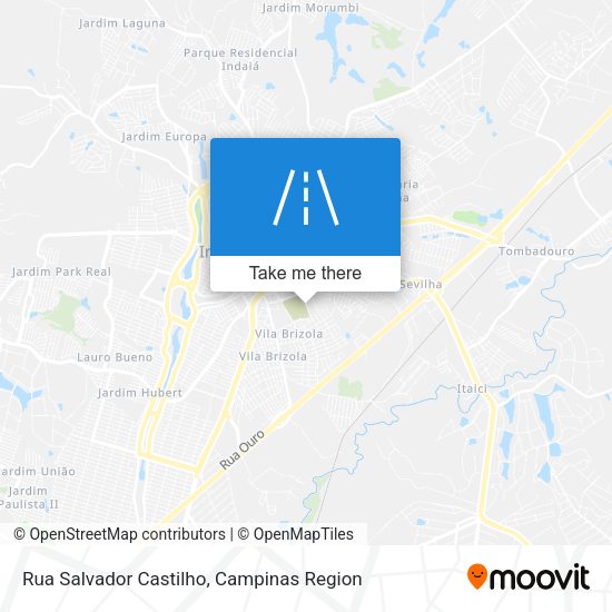 Rua Salvador Castilho map