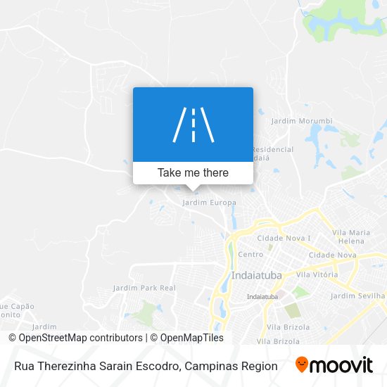 Rua Therezinha Sarain Escodro map