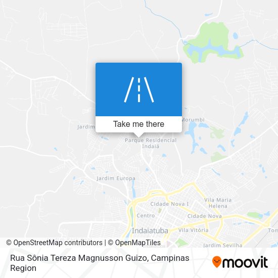 Rua Sônia Tereza Magnusson Guizo map