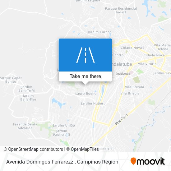 Avenida Domingos Ferrarezzi map