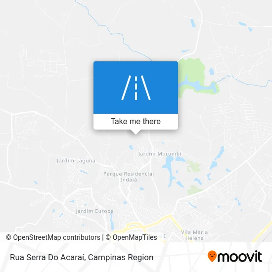Rua Serra Do Acaraí map