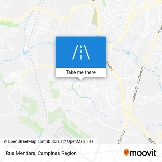 Rua Mendara map