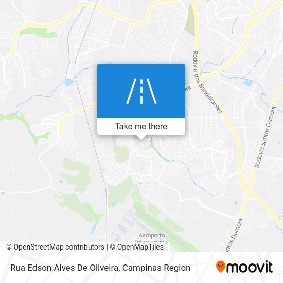 Rua Edson Alves De Oliveira map