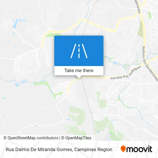 Rua Dalmo De Miranda Gomes map