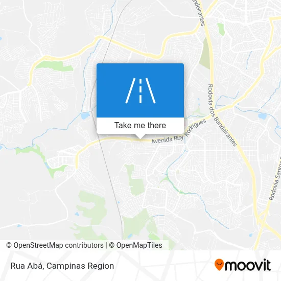Rua Abá map