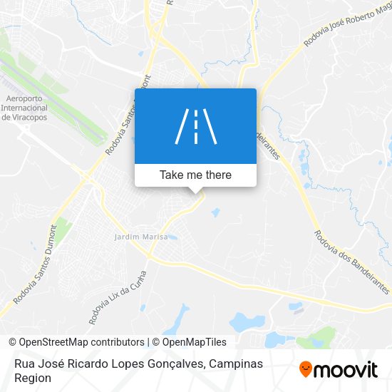 Rua José Ricardo Lopes Gonçalves map