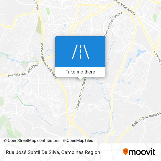 Rua José Subtil Da Silva map