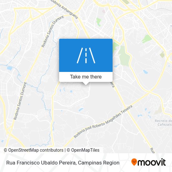 Rua Francisco Ubaldo Pereira map