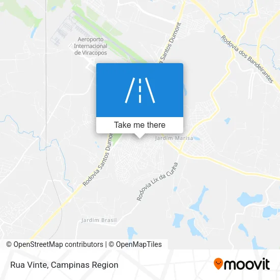 Rua Vinte map