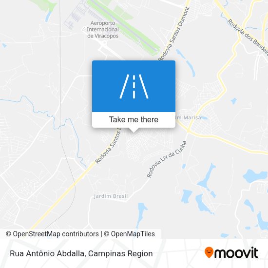 Rua Antônio Abdalla map