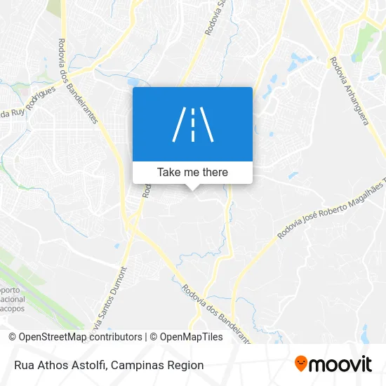 Rua Athos Astolfi map