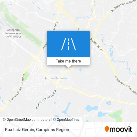 Rua Luiz Gemin map