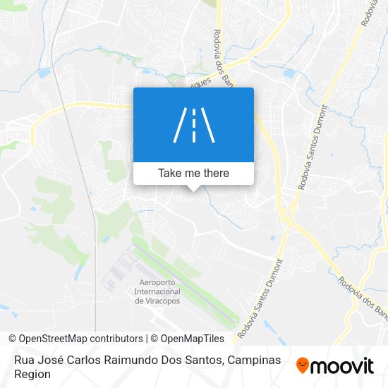 Rua José Carlos Raimundo Dos Santos map