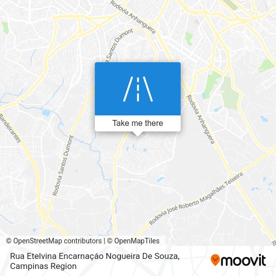 Rua Etelvina Encarnaçáo Nogueira De Souza map
