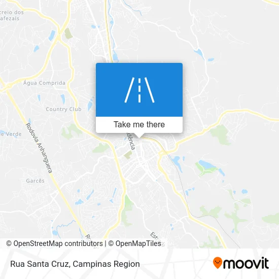 Rua Santa Cruz map