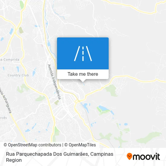 Rua Parquechapada Dos Guimarães map