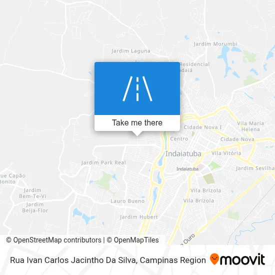 Rua Ivan Carlos Jacintho Da Silva map