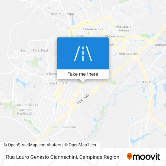 Rua Lauro Genésio Giannechini map