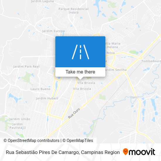 Rua Sebastião Píres De Camargo map