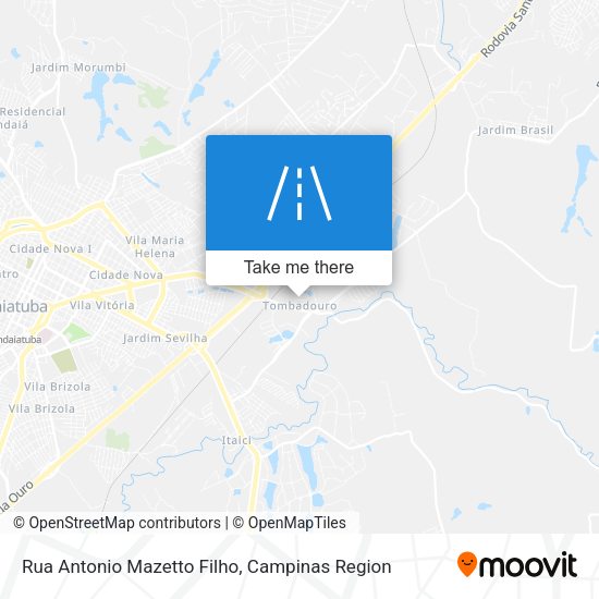 Rua Antonio Mazetto Filho map