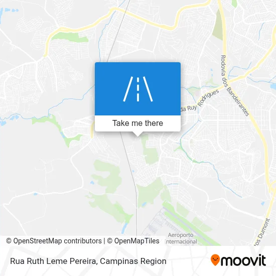 Rua Ruth Leme Pereira map