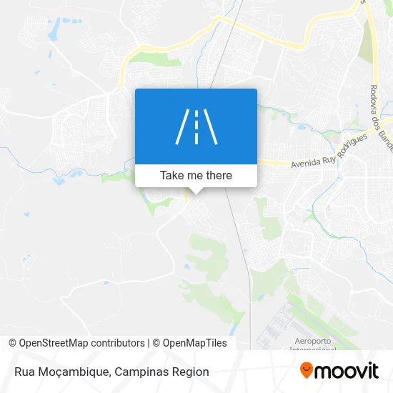 Rua Moçambique map