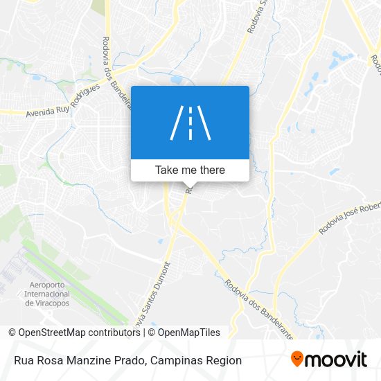 Rua Rosa Manzine Prado map