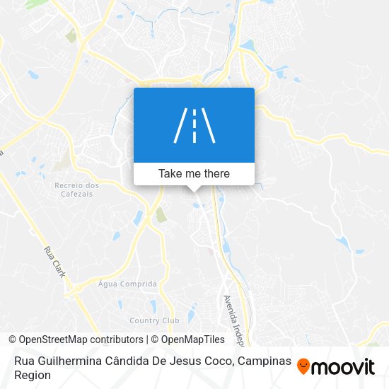 Rua Guilhermina Cândida De Jesus Coco map