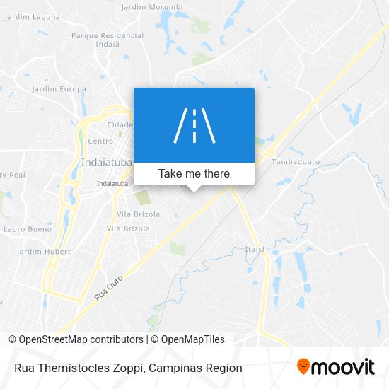 Rua Themístocles Zoppi map