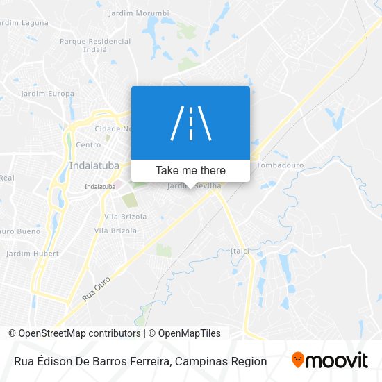 Rua Édison De Barros Ferreira map