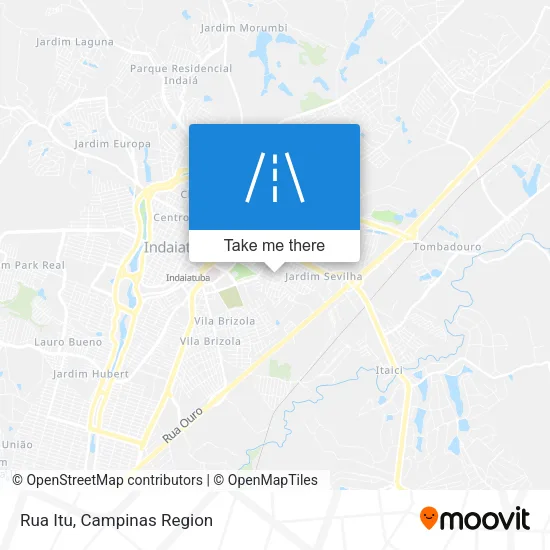 Rua Itu map