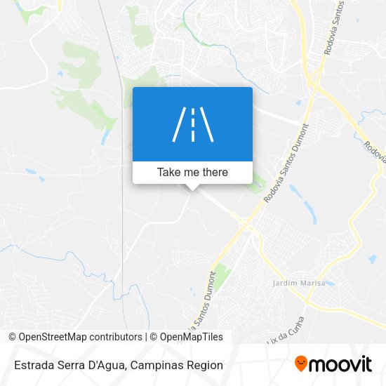 Estrada Serra D'Agua map