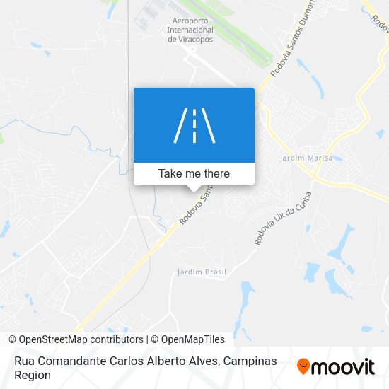 Rua Comandante Carlos Alberto Alves map