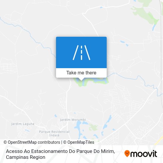 Acesso Ao Estacionamento Do Parque Do Mirim map
