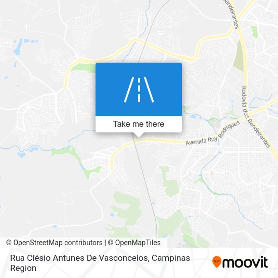 Rua Clésio Antunes De Vasconcelos map