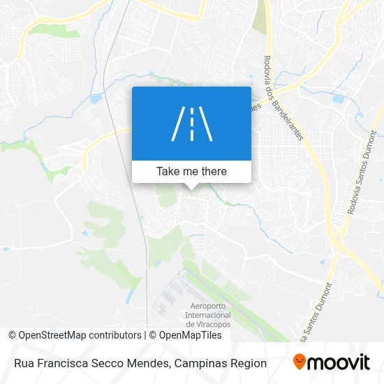 Rua Francisca Secco Mendes map