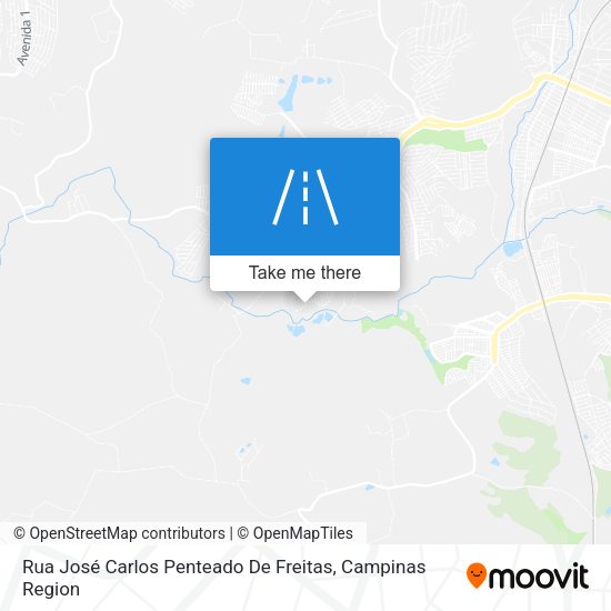 Rua José Carlos Penteado De Freitas map