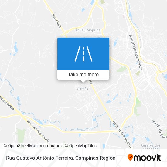 Rua Gustavo Antônio Ferreira map