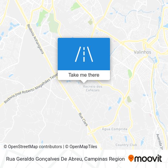 Rua Geraldo Gonçalves De Abreu map