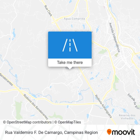 Rua Valdemiro F. De Camargo map