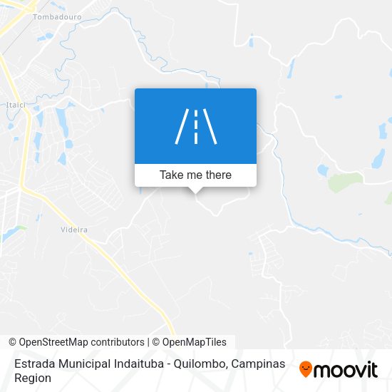 Estrada Municipal Indaituba - Quilombo map