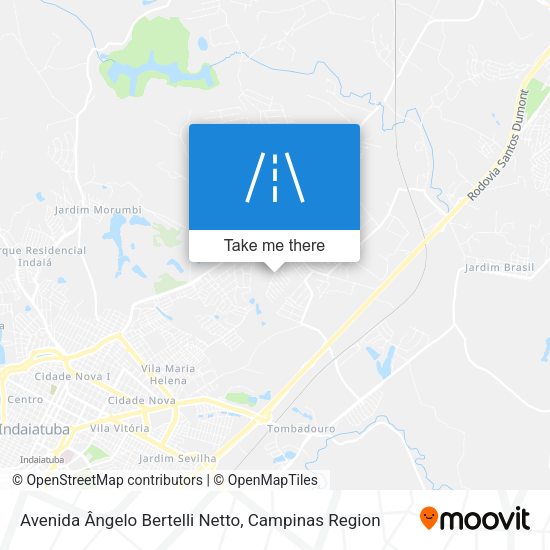 Avenida Ângelo Bertelli Netto map