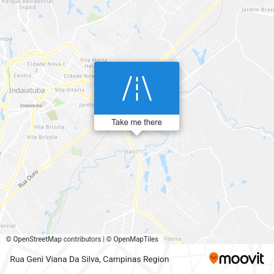 Rua Geni Viana Da Silva map