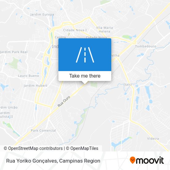 Rua Yoriko Gonçalves map