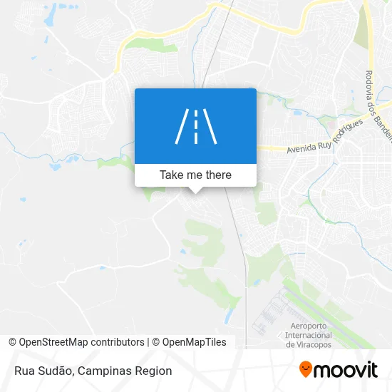 Rua Sudão map