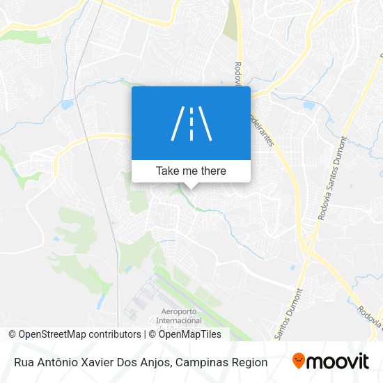Rua Antônio Xavier Dos Anjos map